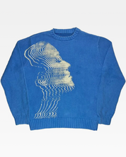 Abstract Face Sweater