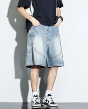 Baggy Jeans Shorts Herren
