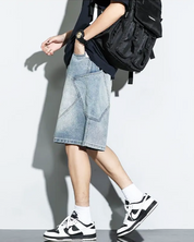 Baggy Jeans Shorts Herren