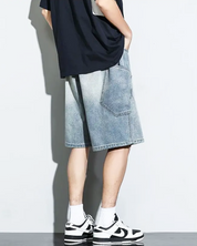 Baggy Jeans Shorts Herren