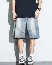 Baggy Jeans Shorts Herren