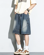 Baggy Jeans Shorts Herren