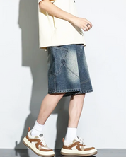 Baggy Jeans Shorts Herren