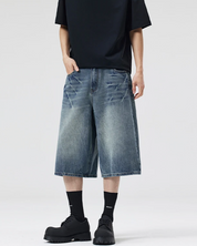 Jeans Shorts Herren Baggy