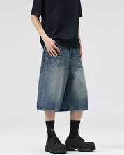 Jeans Shorts Herren Baggy