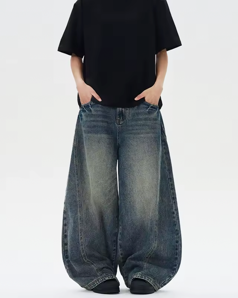 Jeans mit Weitem Bein