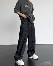 Baggy Jeans Herren Schwarz