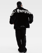 Kunstfelljacke Schwarz