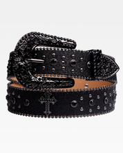 Ceinture strass noir