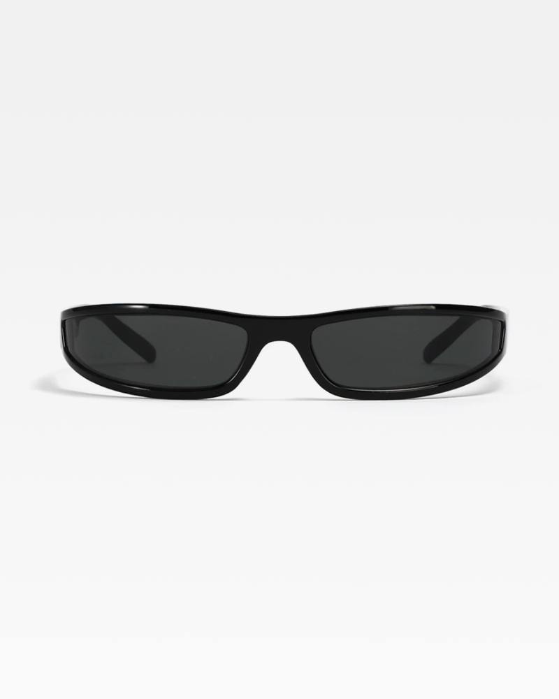 Black Wrap Around Sunglasses