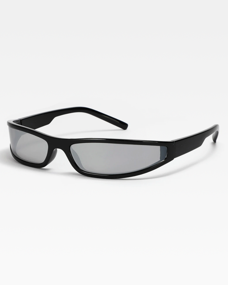 Black Wrap Around Sunglasses