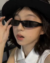 Black Wrap Around Sunglasses