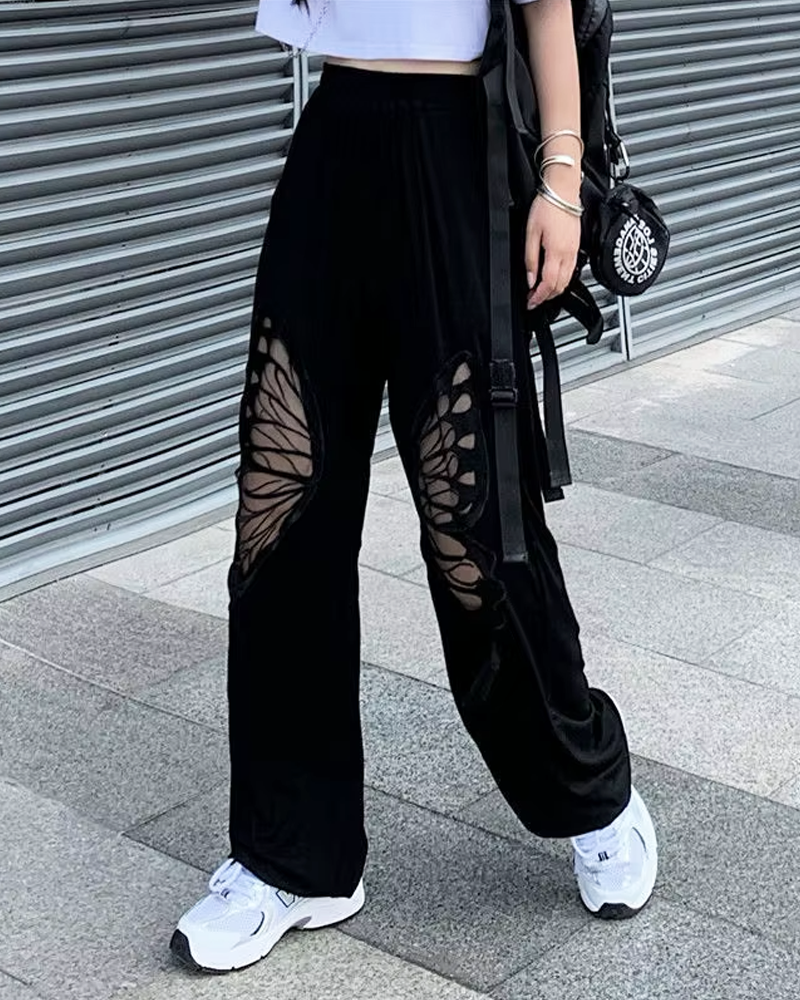 Hose mit Schmetterling