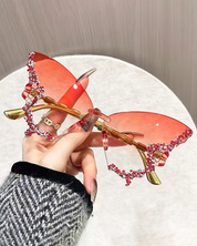 Schmetterling Sonnenbrille