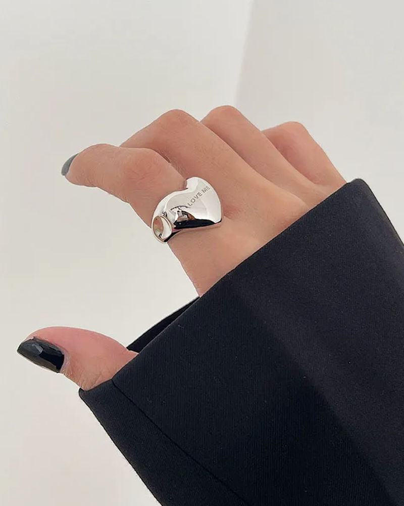 Chunky Heart Ring
