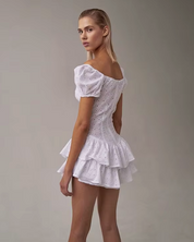 Mini Kleid mit Rüschen