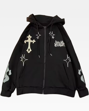 Hoodie mit Kreuz