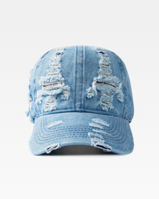 Distressed Denim Cap