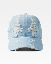 Distressed Denim Cap