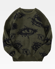 Pullover mit Augen
