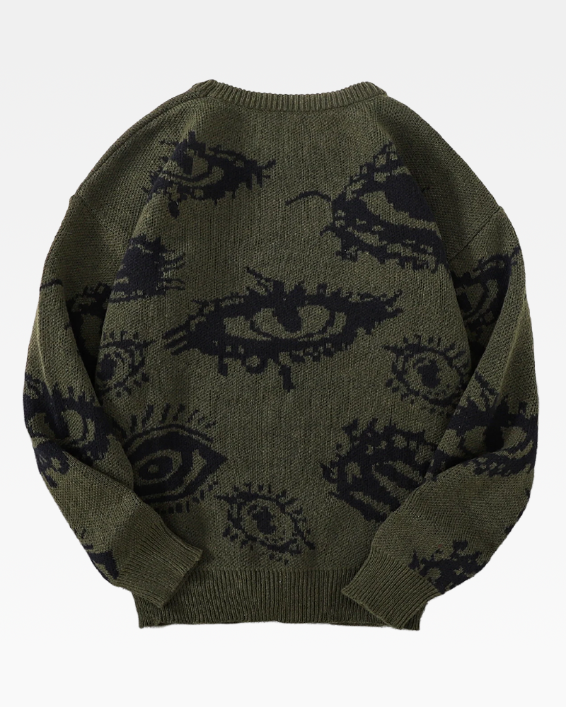 Pullover mit Augen