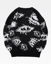 Pullover mit Augen