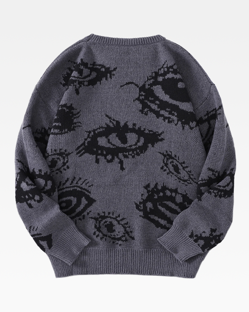 Pullover mit Augen