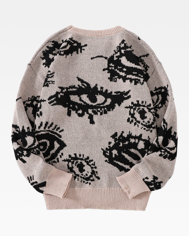 Pullover mit Augen