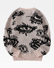 Pullover mit Augen
