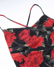 Chiffon Kleid mit Blumenmuster