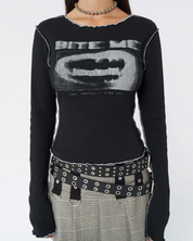 Long Sleeve Grunge Top