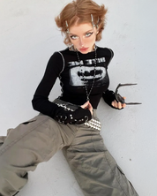 Long Sleeve Grunge Top