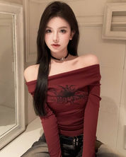 Off Shoulder Top Long Sleeve