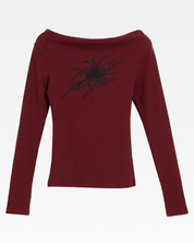 Off Shoulder Top Long Sleeve