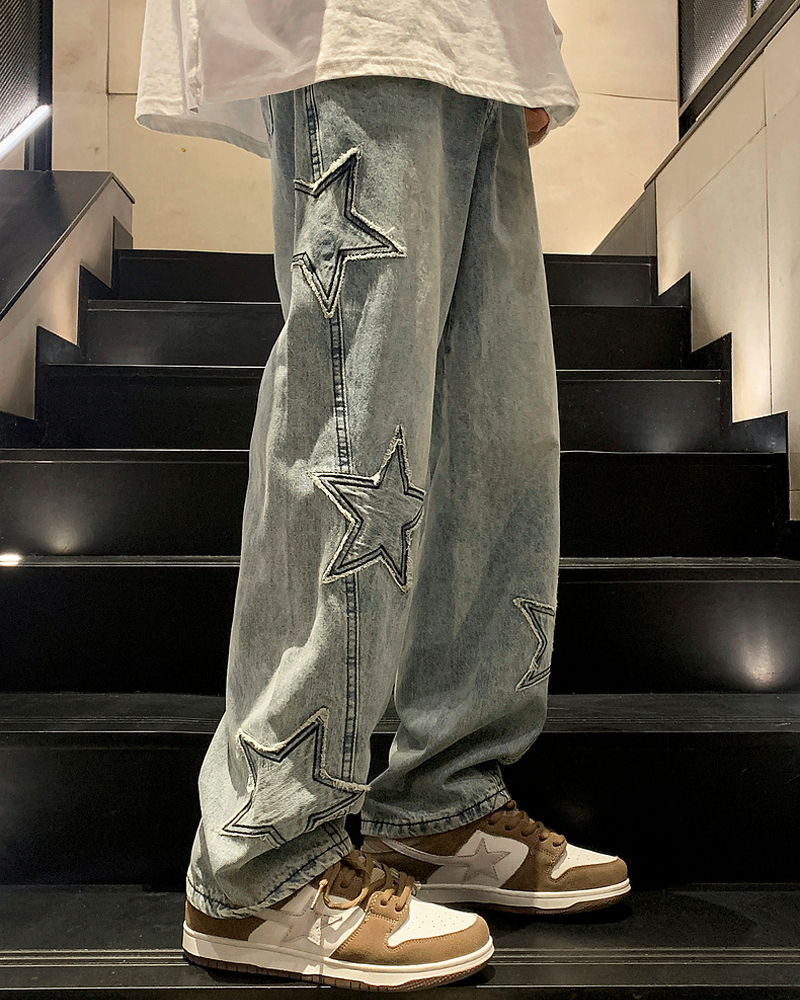 Jeans mit Sternen
