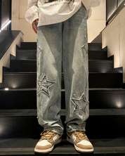 Jeans mit Sternen