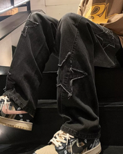 Jeans mit Sternen