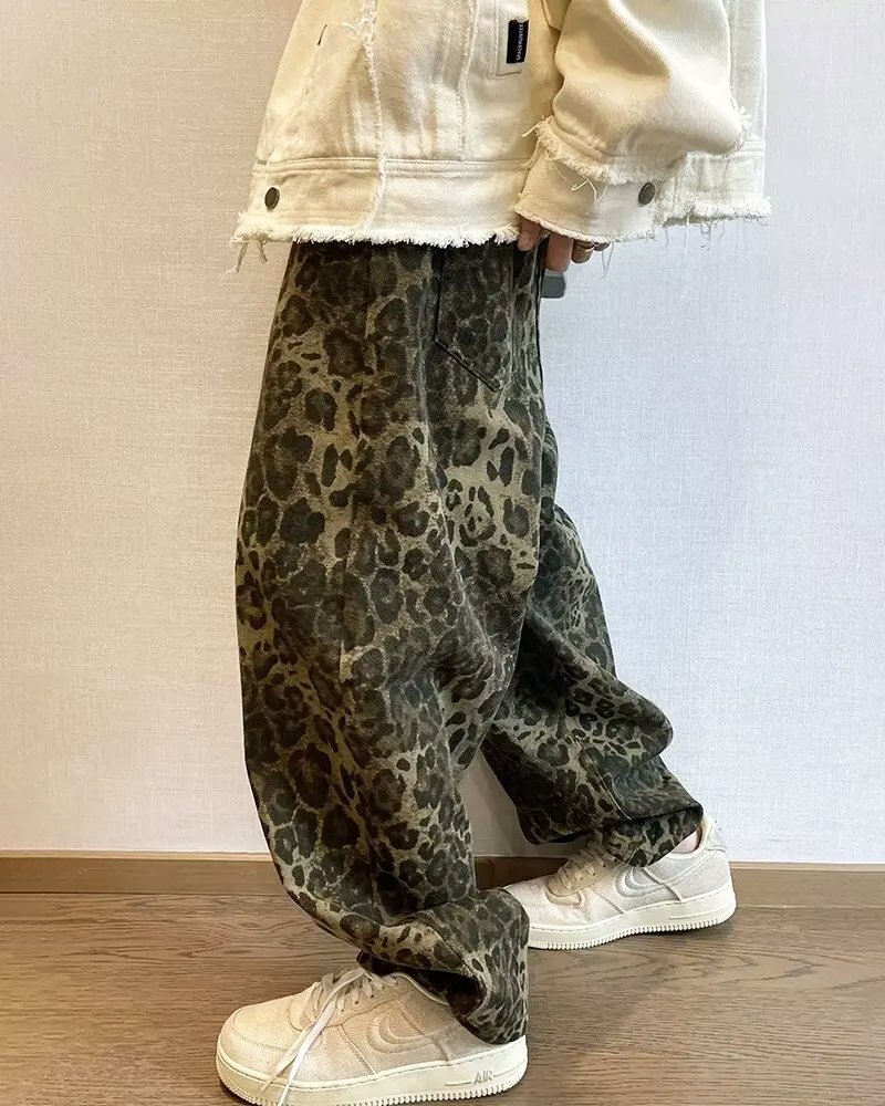 Leopard Jeans Herren