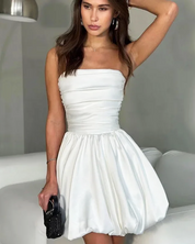 Bubble Dress White