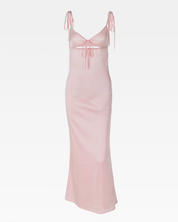 Kleid Satin Rosa