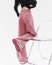 Pink Jeans Baggy