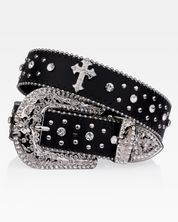 Gürtel Strass Kreuz