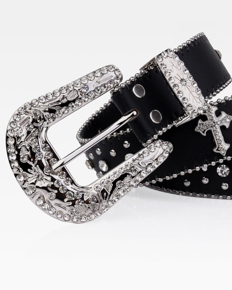 Gürtel Strass Kreuz