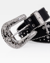 Gürtel Strass Kreuz