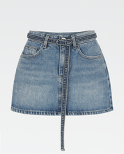 Jeansrock mit Glitzer