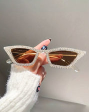 Sonnenbrille mit Strass