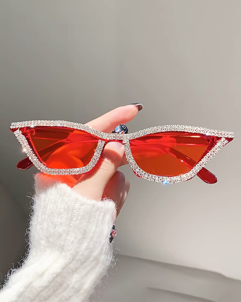 Sonnenbrille mit Strass