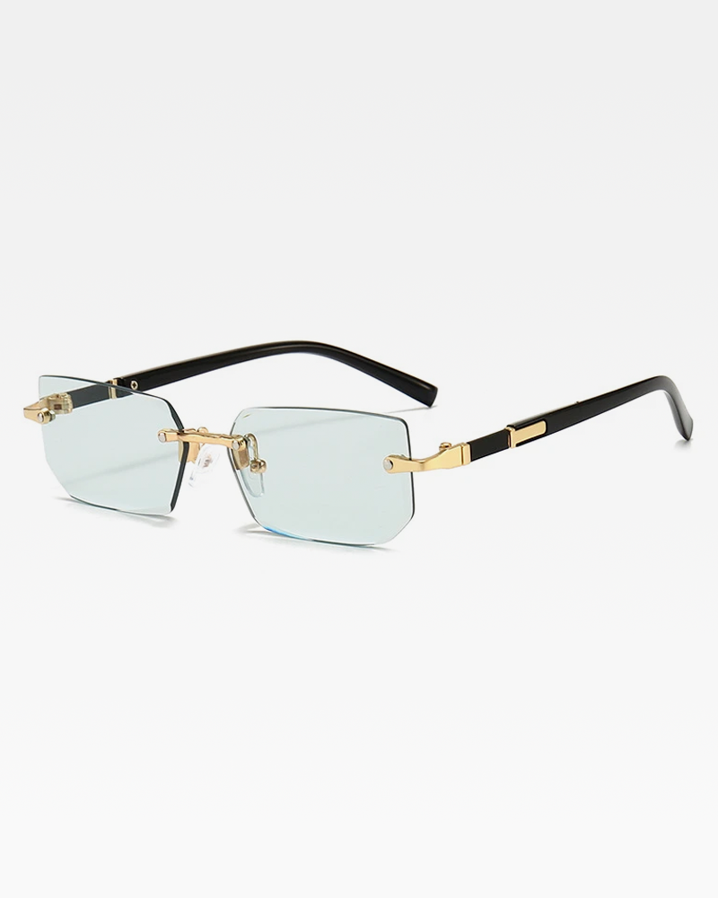 Randlose Rechteckige Sonnenbrille
