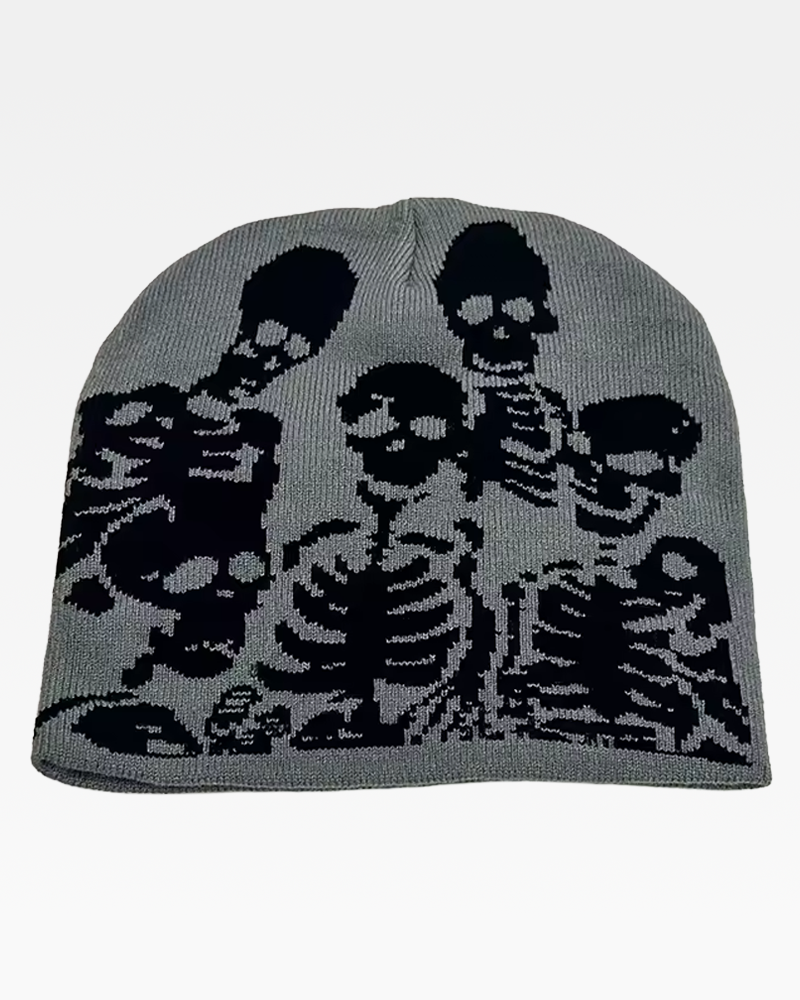 Skelett Mütze