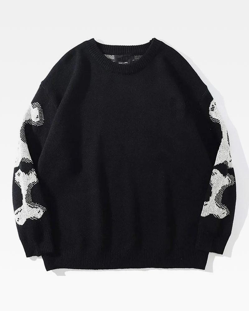 Skeleton Knit Sweater